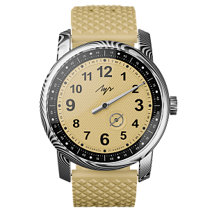 Гадзіннік мужчынскі Дамаская сталь - 77490694